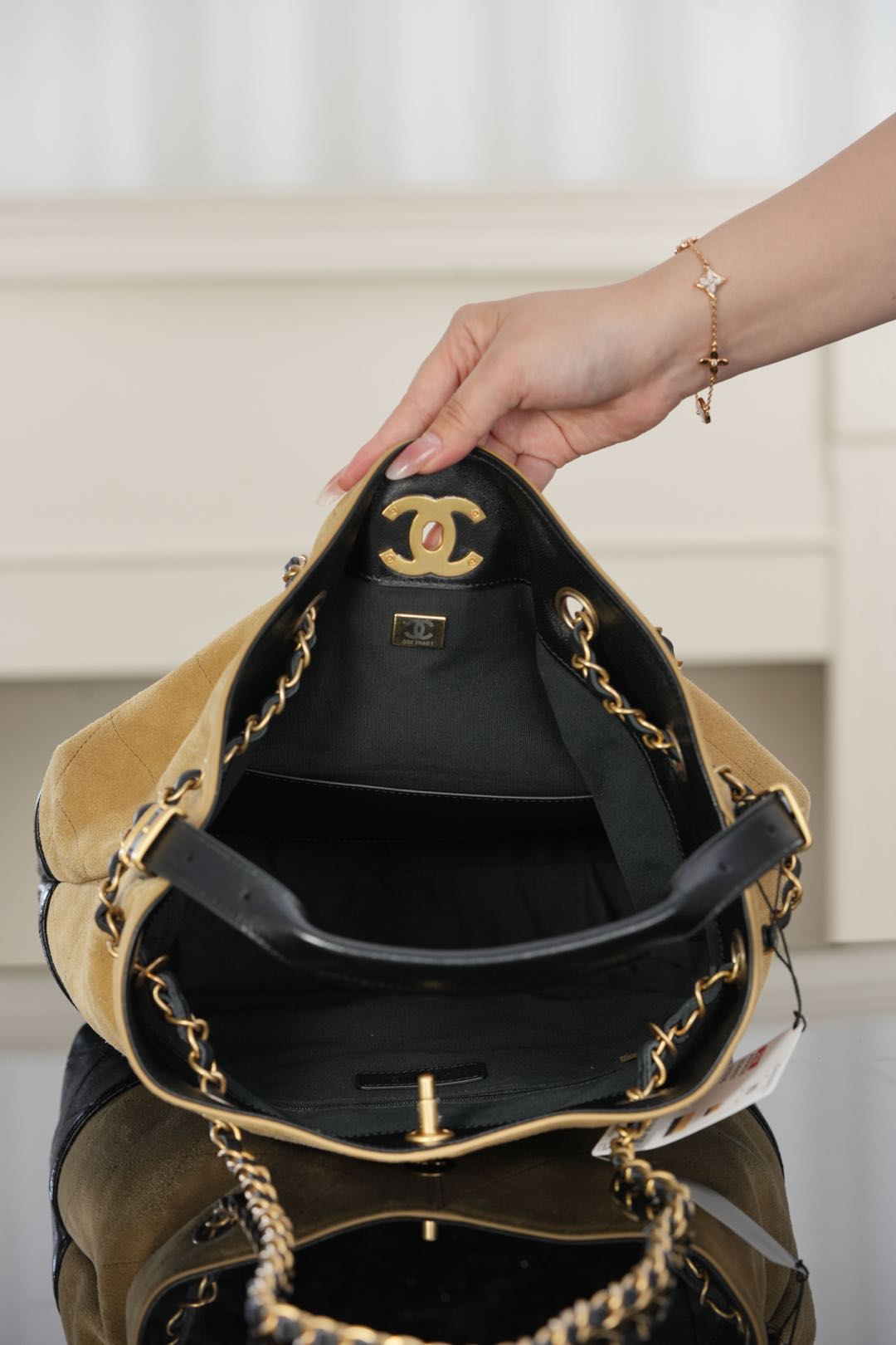 Chanel 25A bucket bag