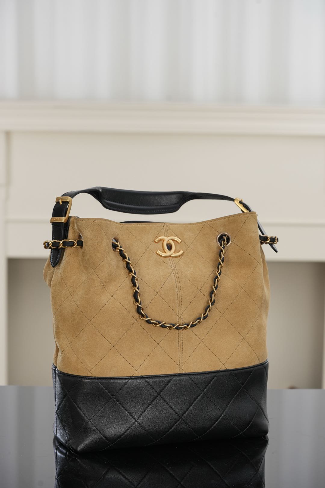 Chanel 25A bucket bag