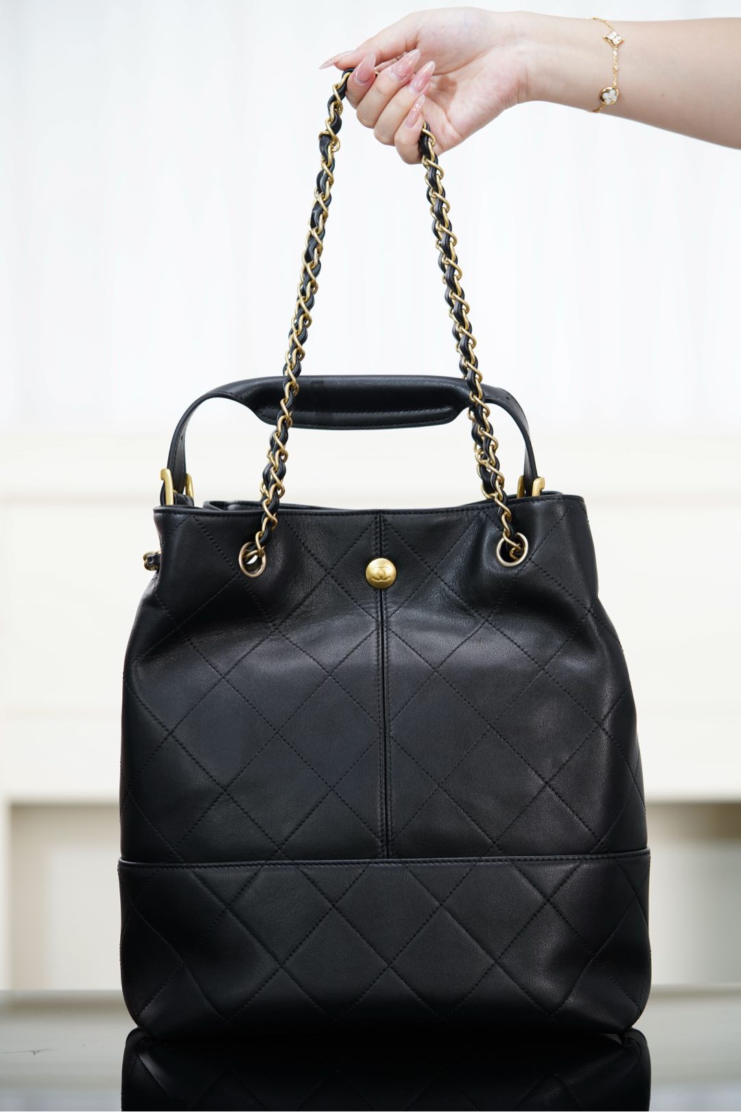 Chanel 25A bucket bag