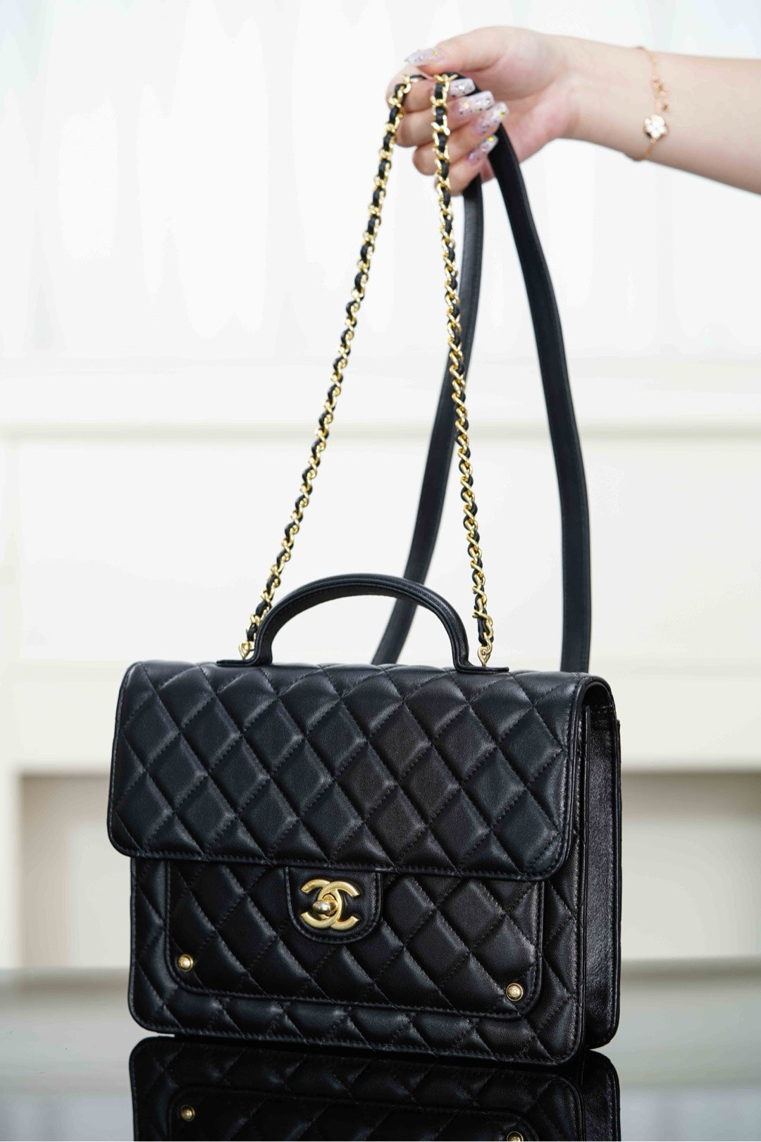 Chanel 25B Backpack messenger bag