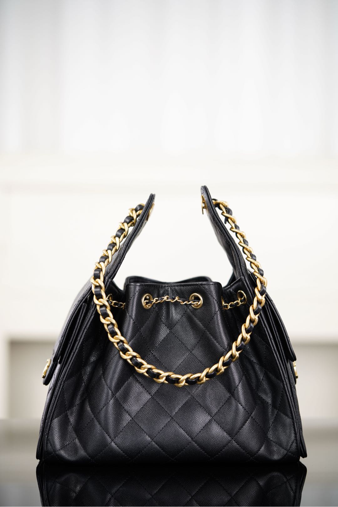 Chanel 25A Drawstring bucket bag