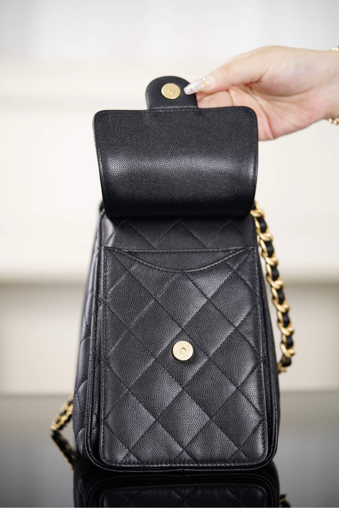 Chanel 25A Drawstring bucket bag