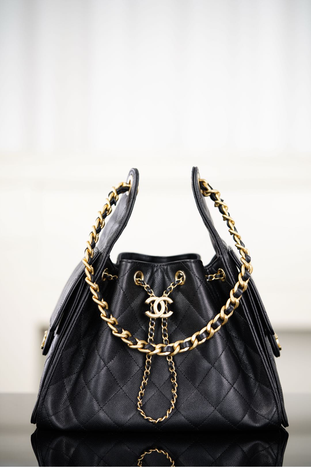 Chanel 25A Drawstring bucket bag
